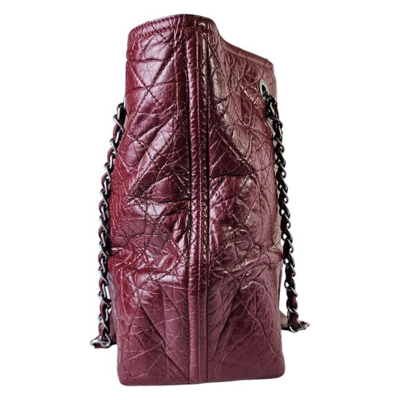 CHANEL Moscow Distressed CC Calfskin Large Shopping Chain Shoulder Tote DUST BAG - Picture 5 of 16